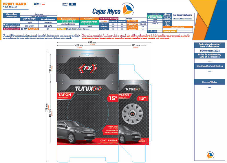 TUNIX RIN 15